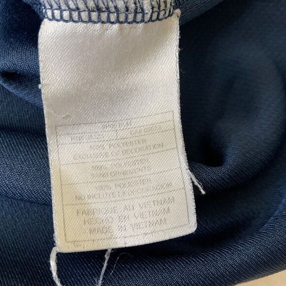 Nike Texas Rangers Shirt Mens XL MLB Baseball center swoosh Polyester Blue - Picture 9 of 10